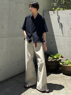 「アイテム（腕時計）」を使った、しーさん（メンズ・177cm）の夏コーディネート