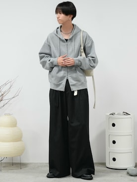 「アイテム（タンクトップ）」を使った、しーさん（メンズ・177cm）の秋コーディネート