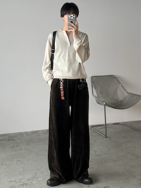 「アイテム（フレグランス）」を使った、しーさん（メンズ・177cm）の春コーディネート