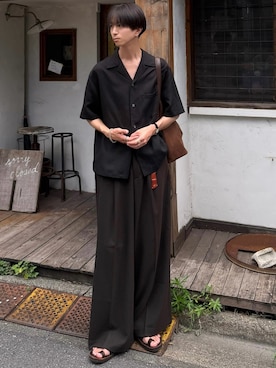 「Llife（ライフ）のアイテム」を使った、しーさん（メンズ・177cm）の夏コーディネート