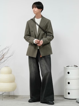 「アイテム（香水）」を使った、しーさん（メンズ・177cm）の冬コーディネート