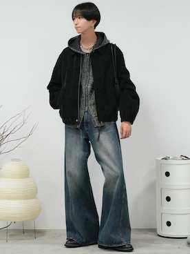 しーさん（メンズ・177cm）の冬コーディネート