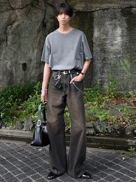 「Llife（ライフ）のアイテム」を使った、しーさん（メンズ・177cm）の夏コーディネート