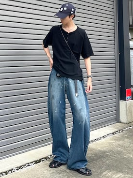 「アイテム（その他小物）」を使った、しーさん（メンズ・177cm）の夏コーディネート