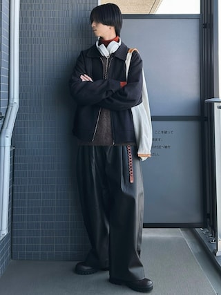 LIDNM（リドム）の「PREMIUM SHETLAND BLOUSON（ブルゾン）」 - WEAR