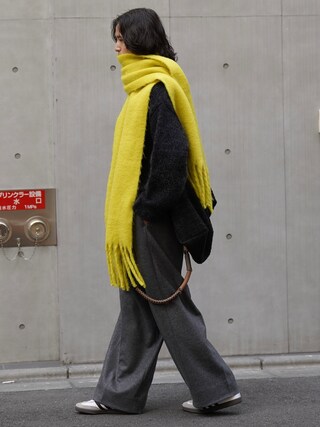 LIDNM（リドム）の「ROVING WOOL KASURI KNIT（ニット/セーター）」 - WEAR