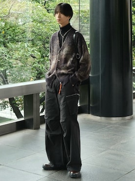 「アイテム（ピアス（両耳用））」を使った、しーさん（メンズ・177cm）の秋コーディネート