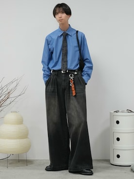 「アイテム（フレグランス）」を使った、しーさん（メンズ・177cm）の冬コーディネート