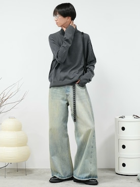 「アイテム（サングラス）」を使った、しーさん（メンズ・177cm）の秋コーディネート