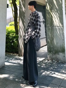 トップス LIDNM PEACH RAYON OMBRE SHIRT LIDNM（リドム）の「PEACH RAYON OMBRE SHIRT（シャツ/ブラウス