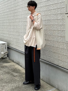 「Paraboot（パラブーツ）のアイテム」を使った、しーさん（メンズ・177cm）の夏コーディネート
