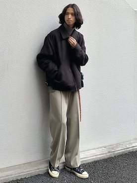 LIDNM(リドム)の「VINTAGE GOAT RIDING BLOUSON(ブルゾン)」 - WEAR