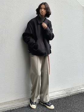 LIDNM（リドム）の「VINTAGE GOAT RIDING BLOUSON（ブルゾン）」 - WEAR