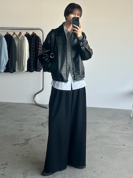 「Llife（ライフ）のアイテム」を使った、しーさん（メンズ・177cm）の冬コーディネート