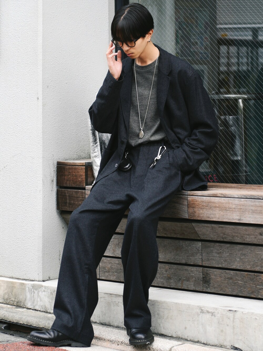 【LIDNM】WOOL MILLED IVY PANTS LIDNM】WOOL MILLED IVY PANTS