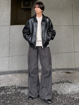 しーさん（メンズ・177cm）の春コーディネート