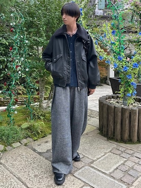 「アイテム（香水）」を使った、しーさん（メンズ・177cm）の冬コーディネート