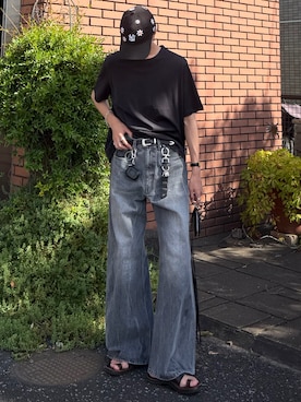 「Llife（ライフ）のアイテム」を使った、しーさん（メンズ・177cm）の夏コーディネート