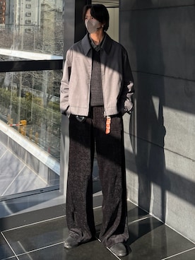 「Llife（ライフ）のアイテム」を使った、しーさん（メンズ・177cm）の冬コーディネート