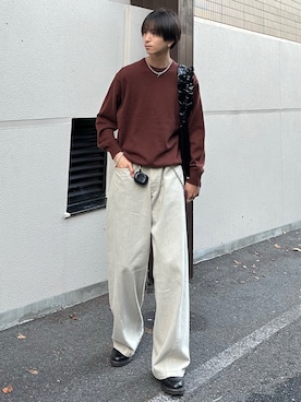 「アイテム（その他シューズ）」を使った、しーさん（メンズ・177cm）の秋コーディネート