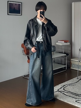 「アイテム（フレグランス）」を使った、しーさん（メンズ・177cm）の秋コーディネート