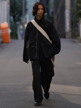 「LIDNM（リドム）のアイテム（財布/小物）」を使った、しーさん（メンズ・176cm）の秋コーディネート