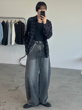 しーさん（メンズ・177cm）の冬コーディネート