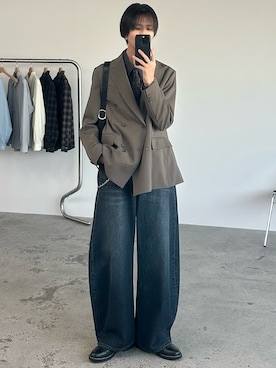 「アイテム（フォーマルスーツ/小物）」を使った、しーさん（メンズ・177cm）の冬コーディネート