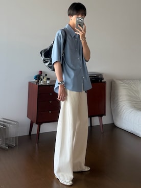 「Llife（ライフ）のアイテム」を使った、しーさん（メンズ・177cm）の夏コーディネート
