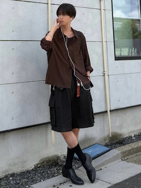 「Llife（ライフ）のアイテム」を使った、しーさん（メンズ・177cm）の夏コーディネート