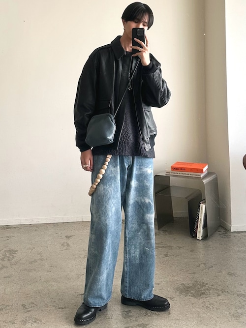 LIDNM（リドム）の「SUNBURN FADED DENIM（デニムパンツ）」 - WEAR