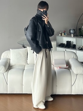 「アイテム（キーケース/キーアクセサリー）」を使った、しーさん（メンズ・177cm）の冬コーディネート