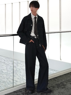 「アイテム（フォーマルスーツ/小物）」を使った、しーさん（メンズ・177cm・20代）の秋コーディネート