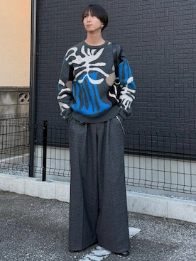 「KHOKI（コッキ）のアイテム」を使った、しーさん（メンズ・177cm）の冬コーディネート