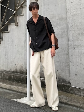 「Llife（ライフ）のアイテム」を使った、しーさん（メンズ・177cm）の夏コーディネート