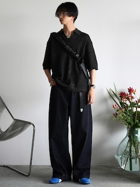 「アイテム（腕時計）」を使った、しーさん（メンズ・177cm・20代）の秋コーディネート