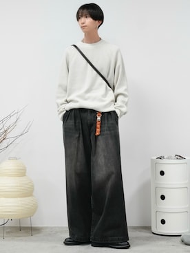 「アイテム（ドレスシューズ）」を使った、しーさん（メンズ・177cm）の秋コーディネート