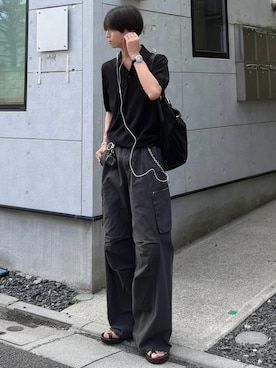 「Llife（ライフ）のアイテム」を使った、しーさん（メンズ・177cm）の夏コーディネート