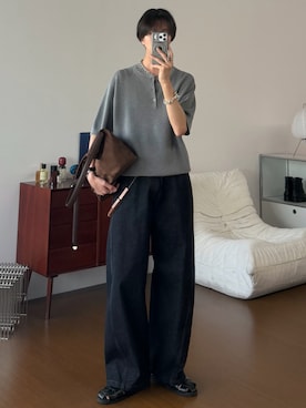 「Llife（ライフ）のアイテム」を使った、しーさん（メンズ・177cm）の夏コーディネート