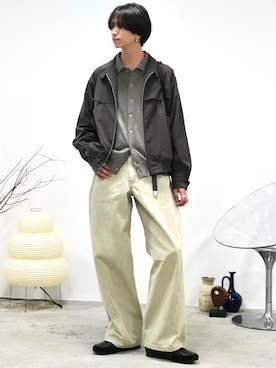 「アイテム（アクセサリー）」を使った、しーさん（メンズ・177cm）の秋コーディネート