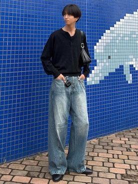 「Llife（ライフ）のアイテム」を使った、しーさん（メンズ・177cm）の夏コーディネート