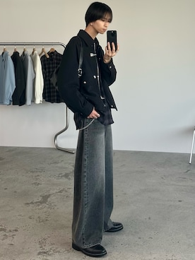 しーさん（メンズ・177cm）の冬コーディネート