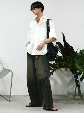 「アイテム（アナログ腕時計）」を使った、しーさん（メンズ・177cm）の秋コーディネート
