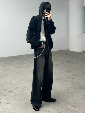 「アイテム（PC・スマホグッズ/家電）」を使った、しーさん（メンズ・177cm）の秋コーディネート