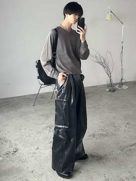 「アイテム（フレグランス）」を使った、しーさん（メンズ・177cm）の秋コーディネート