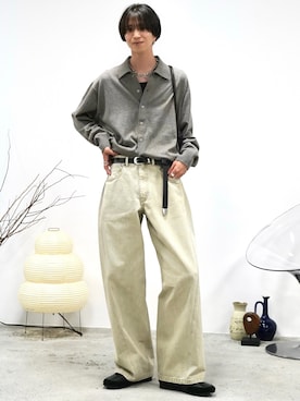 「アイテム（アクセサリー）」を使った、しーさん（メンズ・177cm）の秋コーディネート