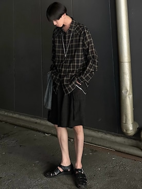 「アイテム（フレグランス）」を使った、しーさん（メンズ・177cm）の秋コーディネート