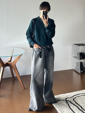 「アイテム（フレグランス）」を使った、しーさん（メンズ・177cm）の秋コーディネート