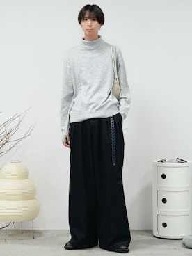 「アイテム（ピアス（両耳用））」を使った、しーさん（メンズ・177cm）の秋コーディネート