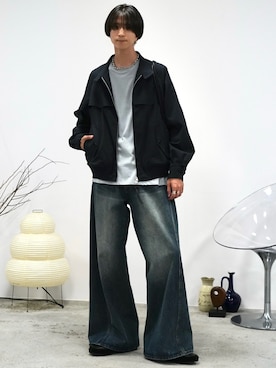 「アイテム（フレグランス）」を使った、しーさん（メンズ・177cm）の秋コーディネート